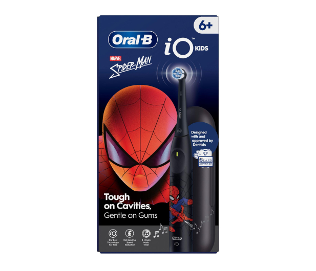 Oral-B Szczoteczka magnetyczna iO Kids Spider-Man (6+, z etui) - 1519314 - zdjęcie 3